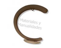 Soporte Base Mdf Media luna para Esferas burbujas de 12 y 16cm p